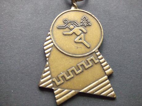 9e Hanepoelloop gymvereniging Harambee Rijpwetering(gemeente Kaag en Braassem) 1980